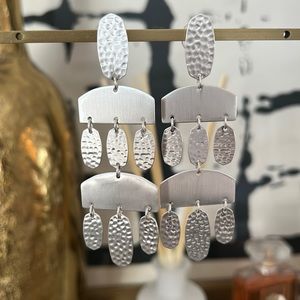 Silver Kendra Scott Earrings